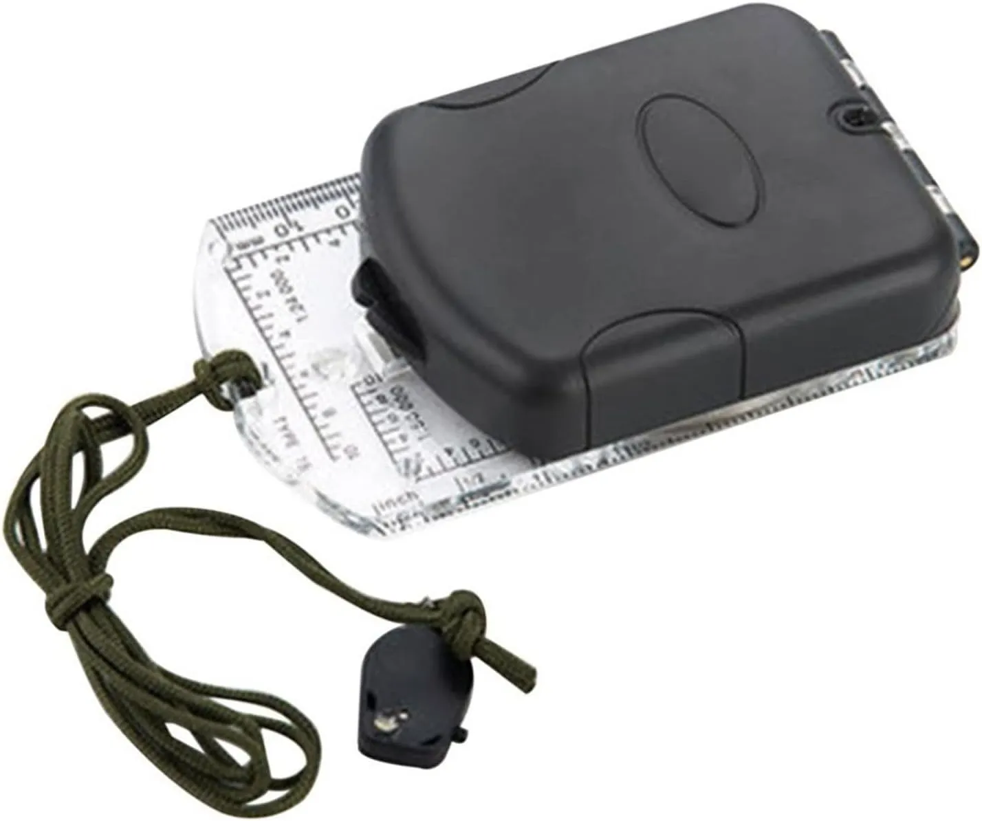 Compass Luminous Compass with Mirror LED Light Durable Anti-Shock Stable Waterproof Hiking Climbing Multifunctional