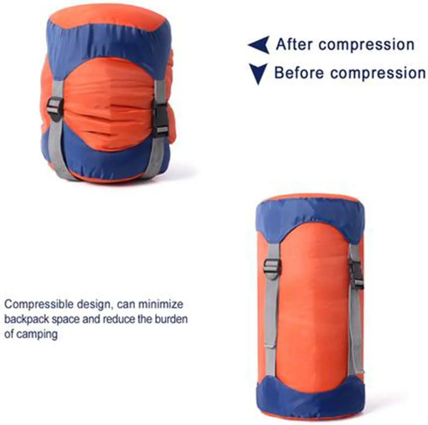 Compression Bags for Camping - Waterproof Travel Compression Bags Camping Stuff Sack - Portable Sleeping Bag Storage Sack Sleeping Bag Stuff Sack for Outdoor Travel Camping