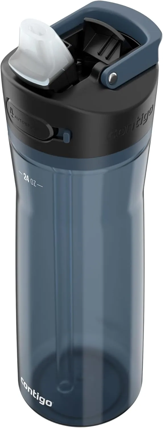 Contigo Ashland Water Bottle, 24 oz, Blueberry