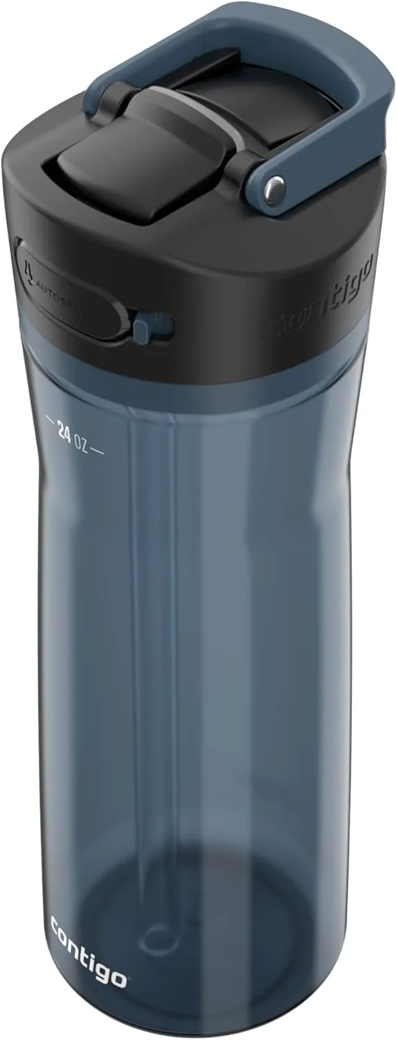 Contigo Ashland Water Bottle, 24 oz, Blueberry