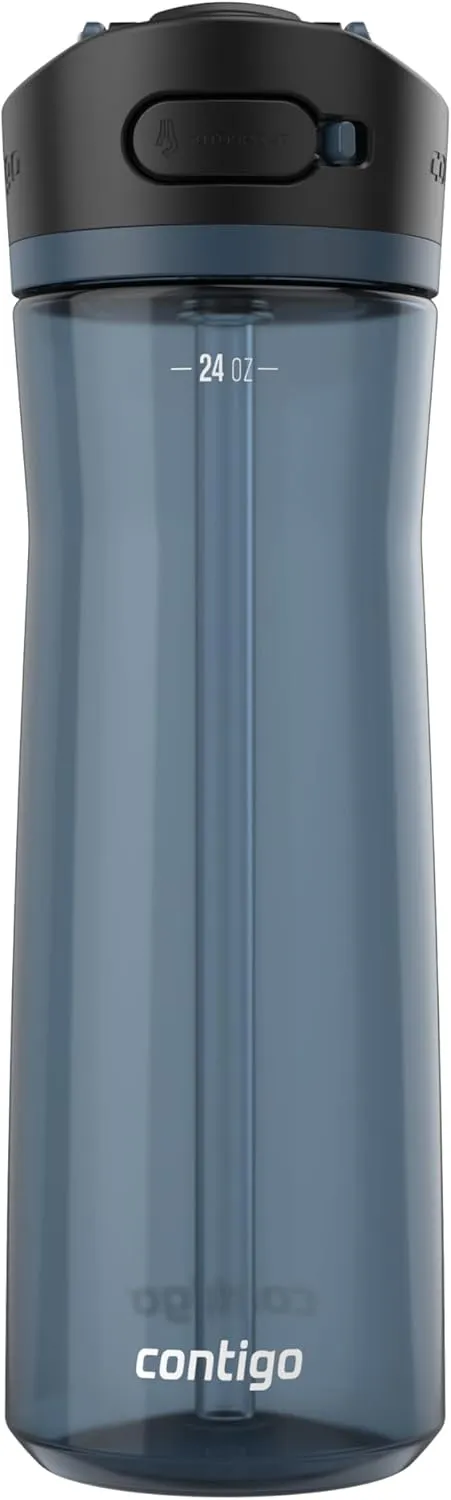 Contigo Ashland Water Bottle, 24 oz, Blueberry