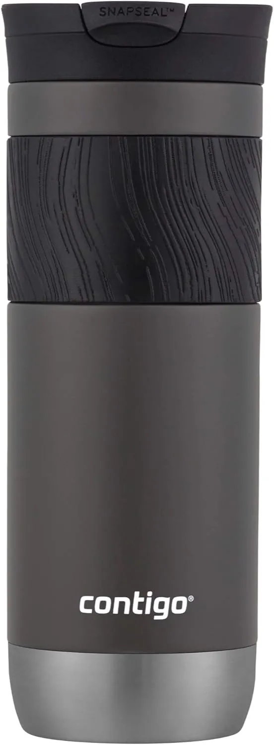 Contigo Byron Vacuum-Insulated Stainless Steel Travel Mug with Leak-Proof Lid & Superior 2.0 Stainless Steel Travel Mug with Handle and Leak-Proof Lid
