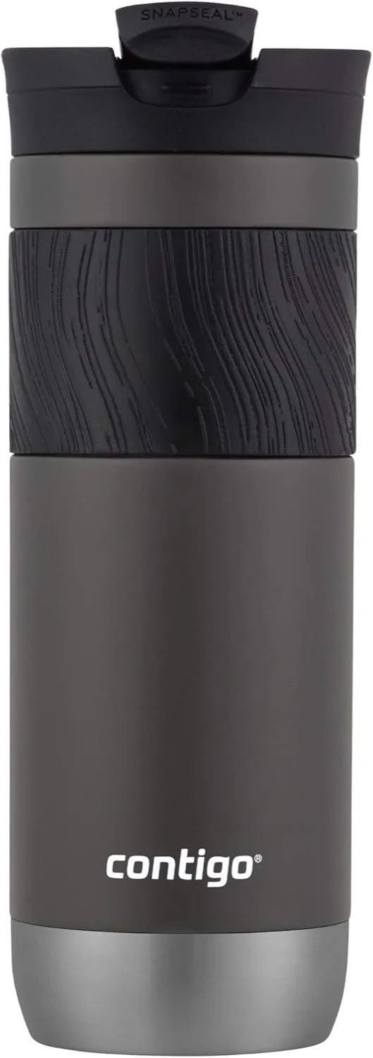 Contigo Byron Vacuum-Insulated Stainless Steel Travel Mug with Leak-Proof Lid & Superior 2.0 Stainless Steel Travel Mug with Handle and Leak-Proof Lid