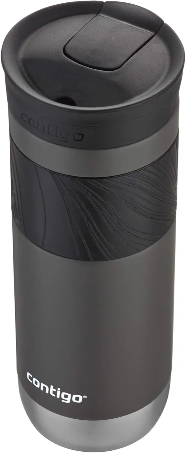 Contigo Byron Vacuum-Insulated Stainless Steel Travel Mug with Leak-Proof Lid & Superior 2.0 Stainless Steel Travel Mug with Handle and Leak-Proof Lid