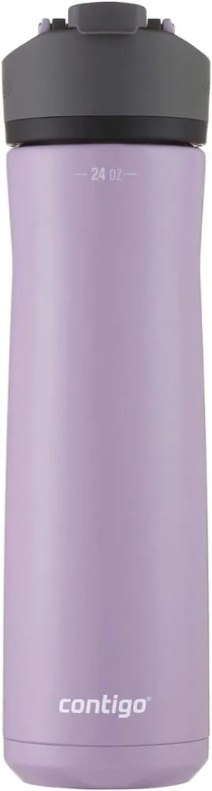 Contigo Cortland Chill 2.0 24oz. Insulated Stainless Steel Water Bottle with AUTOSEAL Lid Lavender