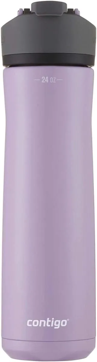 Contigo Cortland Chill 2.0 24oz. Insulated Stainless Steel Water Bottle with AUTOSEAL Lid Lavender