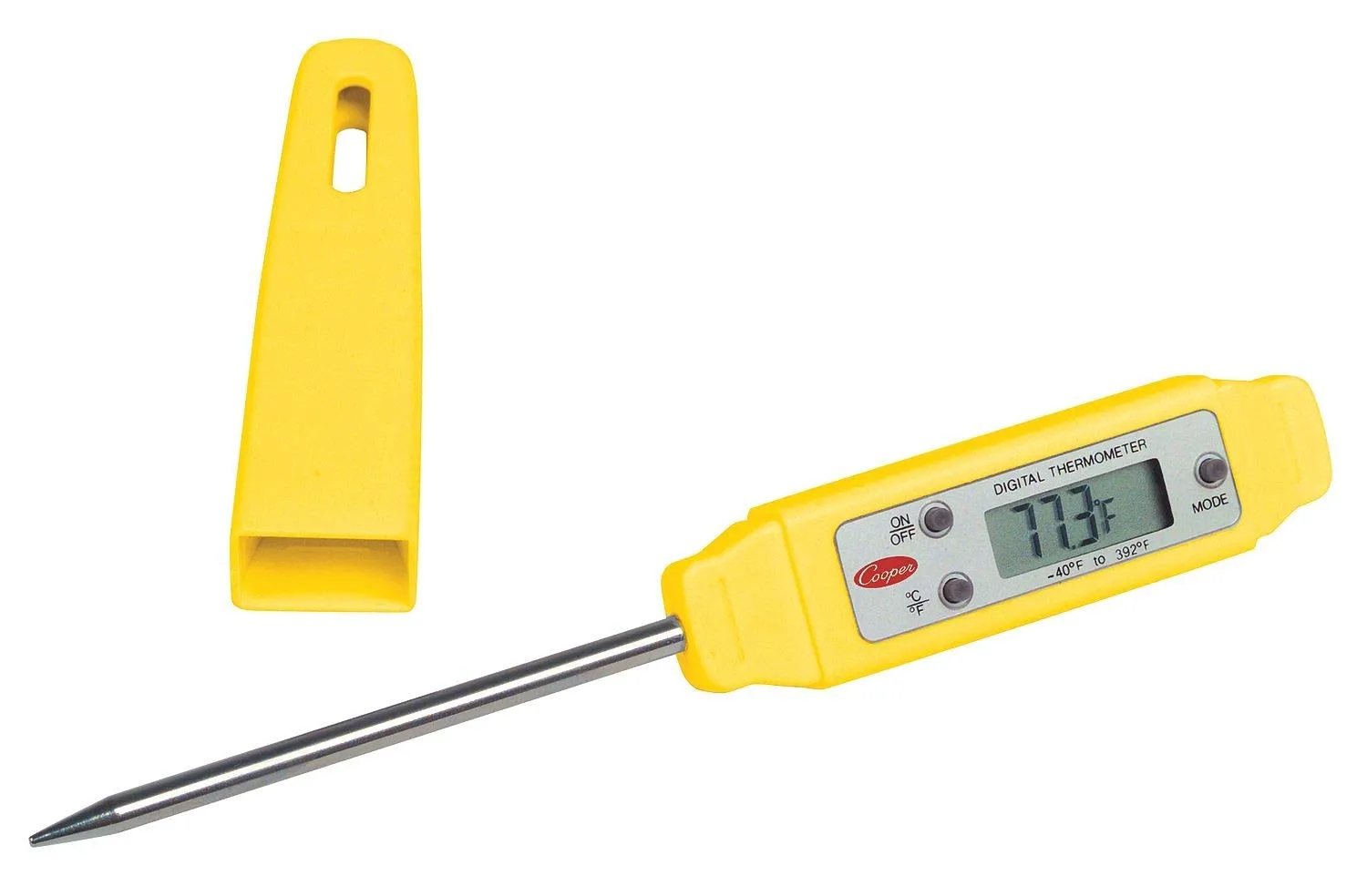 Cooper-Atkins DPP400W Waterproof Pen Style Digital Thermometer, -40 Degree to 200 Degree C Temperature Range, 2.75" Shaft Length