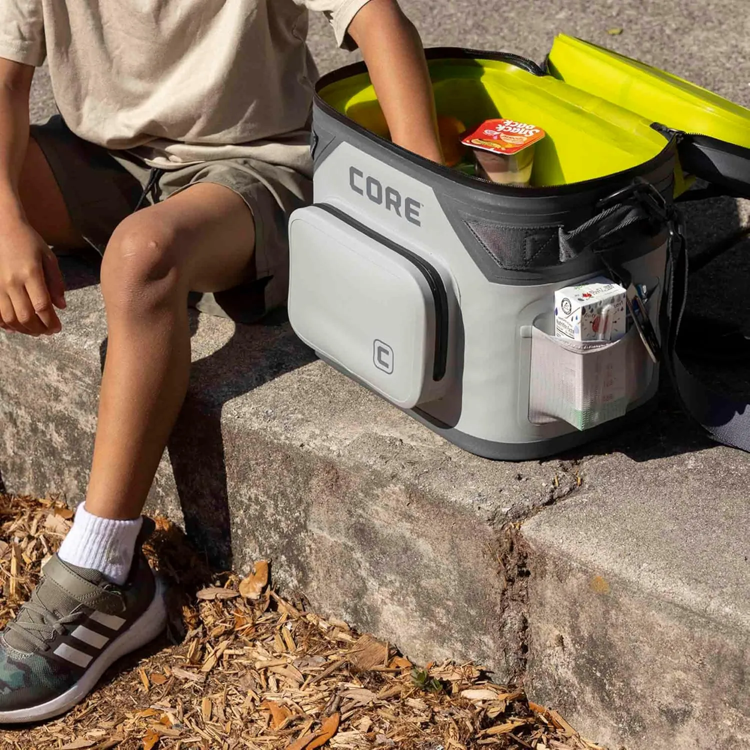 CORE Magnetic Leak Proof Soft Cooler with Waterproof Zipper | Insulated Bag Portable Ice Chest Box | Best Soft Cooler for Food & Beverages for Tailgating, Car Camping, Travel, and Family Beach Picnics