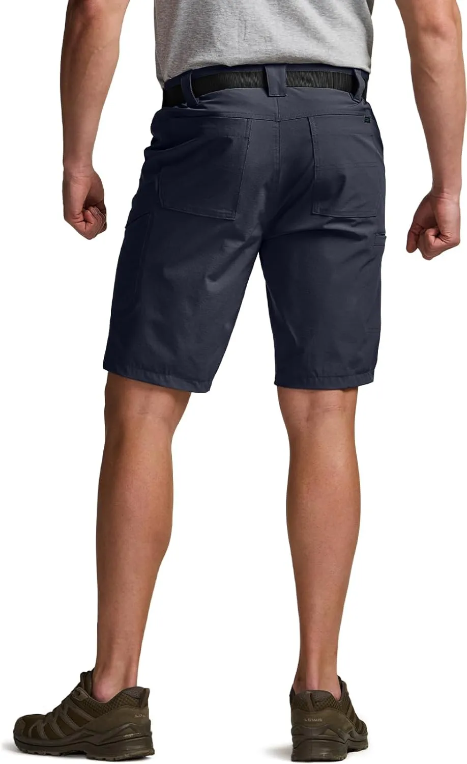 CQR Men's Hiking Cargo Shorts, Quick Dry Stretch Tactical Outdoor Shorts, Lightweight Camping Golf Shorts with Multi Pockets