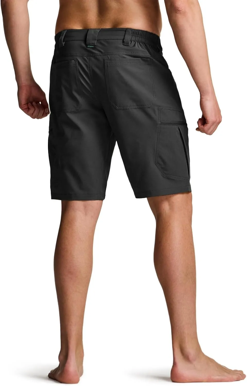 CQR Men's Quick Dry Stretch Hiking Cargo Shorts, Lightweight Water Resistant Tactical Casual, Golf & Outdoor with Pockets