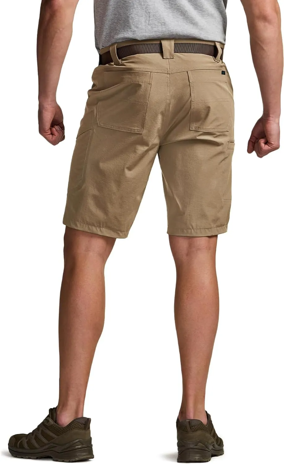 CQR Men's Quick Dry Stretch Hiking Cargo Shorts, Lightweight Water Resistant Tactical Casual, Golf & Outdoor with Pockets