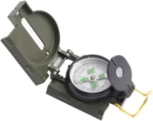 CSCDD Aluminum Alloy American Compass Outdoor Camping Adventure Adventure Luminous North Needle Orientation