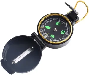 CSCDD American Multifunctional Plastic Outdoor Adventure Travel Camping with Luminous Clamshell Compass