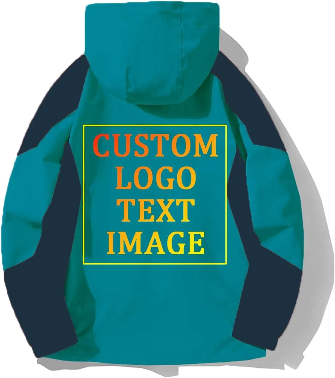 Custom Men's Women's 3-in-1 Ski Jacket Windproof Waterproof Raincoat Fleece Insulated Winter Hooded Coat