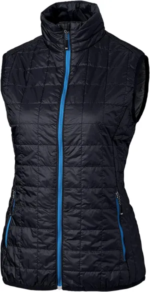 Cutter & Buck Rainier Primaloft Womens Eco Insulated Full Zip Puffer Vest