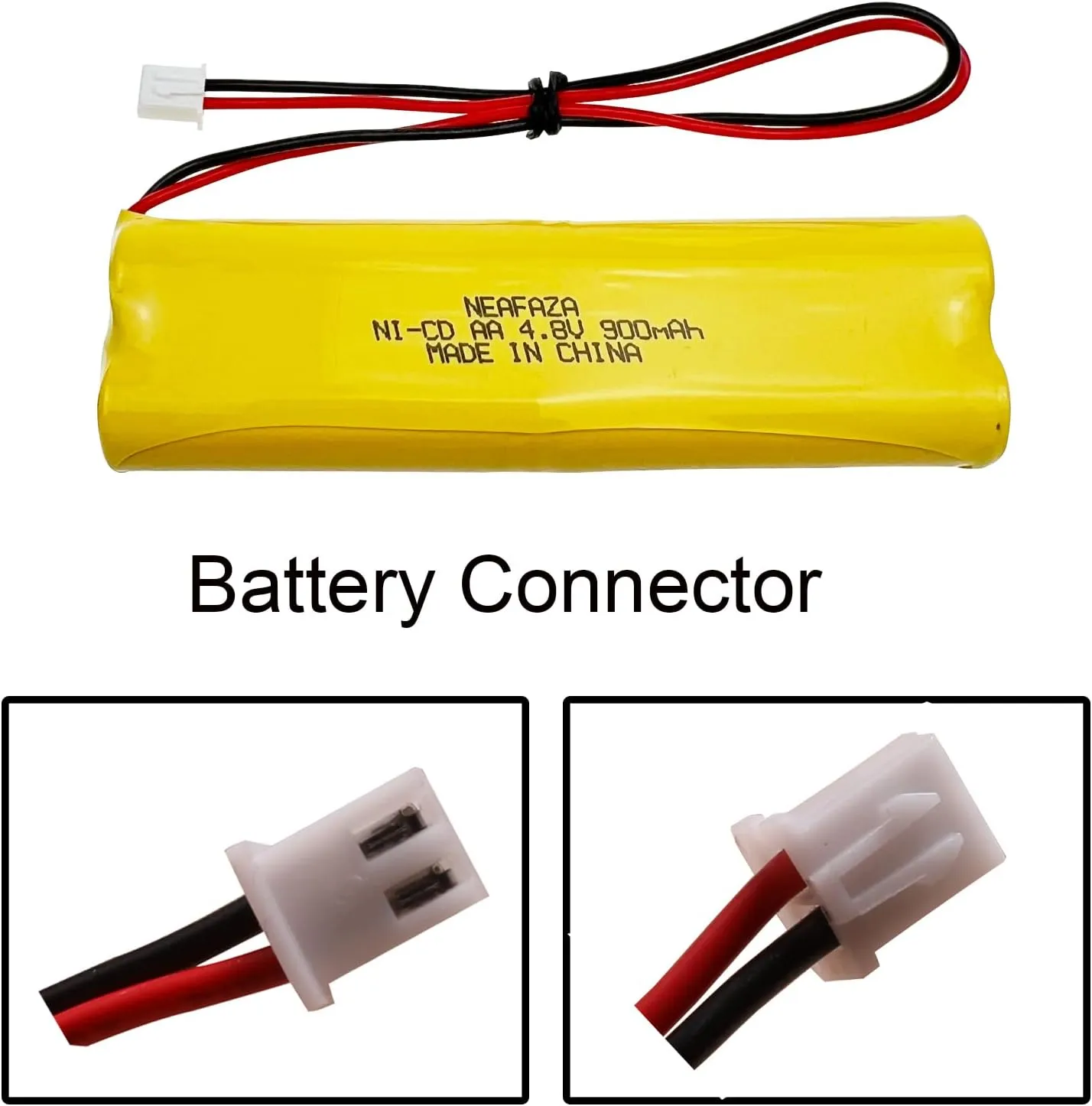 D-AA650Bx4 Ni-CD 4.8V 900mAh Exit Sign Emergency Lighting Battery Compatible with Unitech Dual-Lite 0120859 Ni-CD AA 650mAh E1021R LITHONIA DAA650Bx4 (5 Pack)