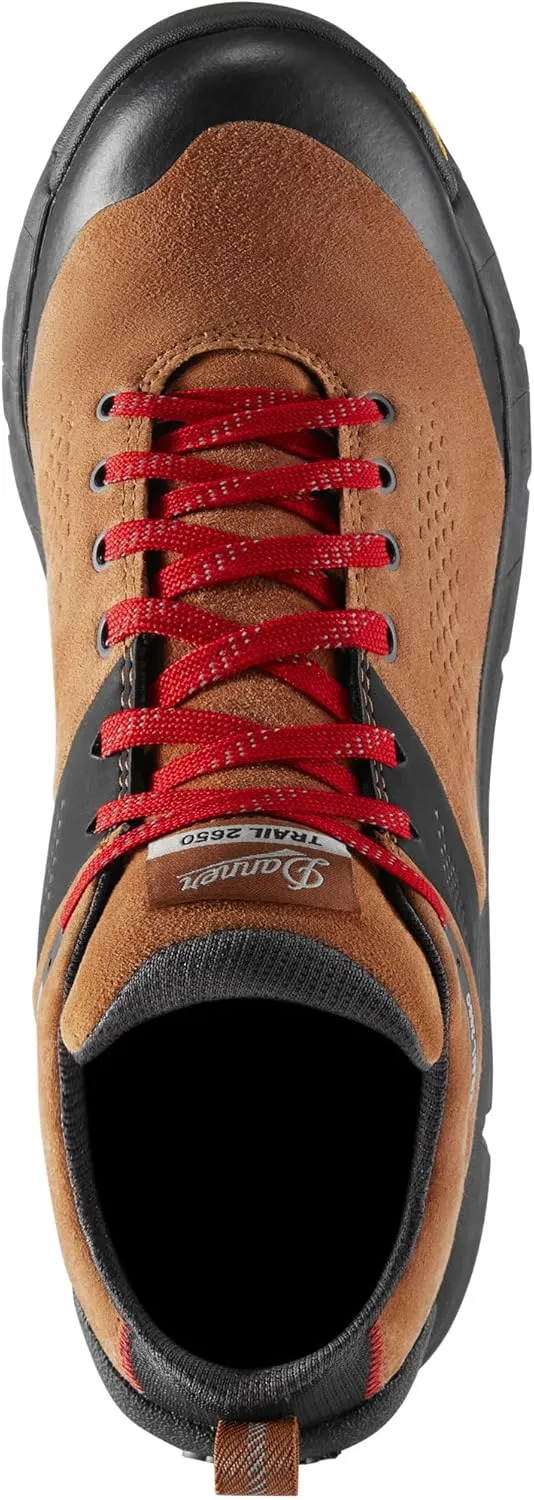 Danner Trail 2650 3” Waterproof Hiking Shoes for Men - Durable Leather & Textile Upper with Breathable Gore-Tex Lining and Vibram Traction Outsole