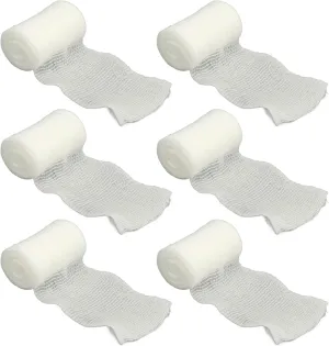 DAUZ PBT Elastic Bandage, Breathable Easy to Use Lightweight First Aid Bandages for Household