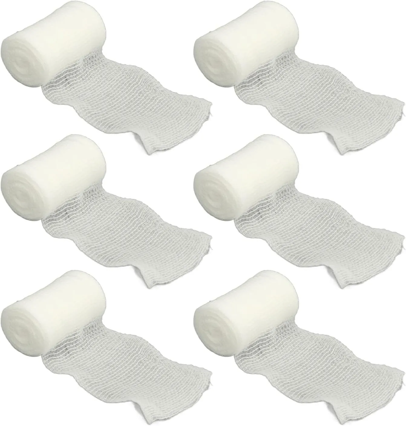 DAUZ PBT Elastic Bandage, Breathable Easy to Use Lightweight First Aid Bandages for Household