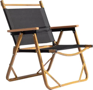 DHAEY Compact Folding Camping Chair – Heavy-Duty Aluminum Frame & 600D Fabric, Supports 220lbs, Lightweight & Portable for Travel, Fishing, Outdoor Events, Folds Small for Easy Storage & Transport