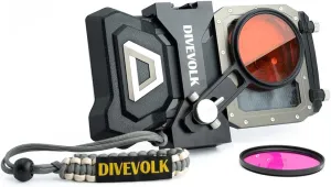 DIVEVOLK SeaTouch 4 MAX Red/Purple Filter Kit/Underwater Phone Diving housing for iPhone 12/12 Pro/12 Pro Max/13/13 Pro/13 Pro Max/14/14 Pro/14 Pro Max/15/15 Pro/16Pro/16Pro Max