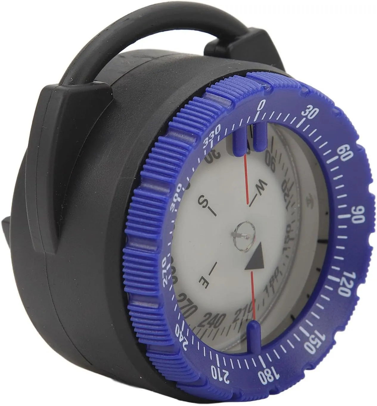 Diving Compass, 50M Underwater Diving Compass, Magnetic Waterproof Pipe Clamp Diving Compass for Scuba Diving Water Sports