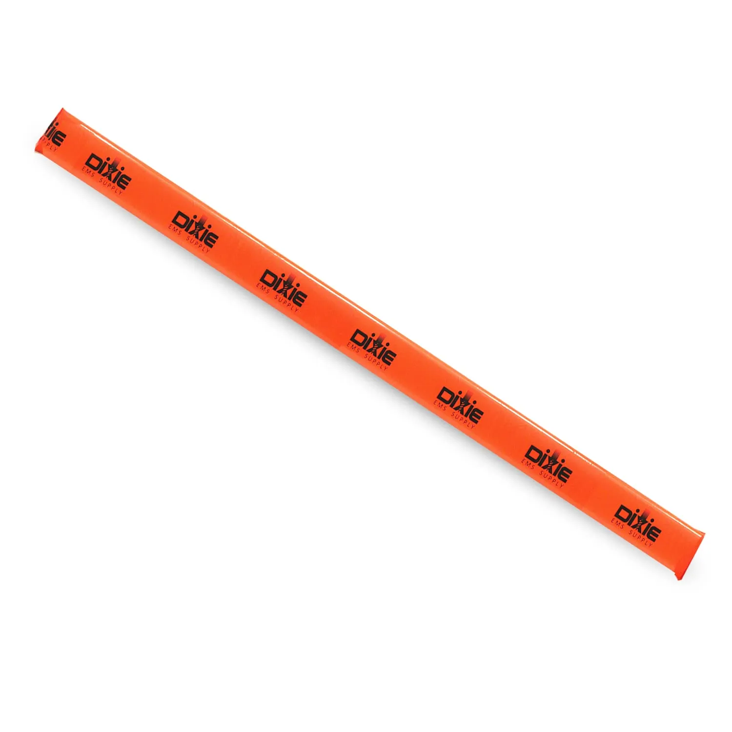 Dixie EMS Padded Wood Splint with Vinyl Casing for Fractured Limbs, Full Arms, Legs, Waterproof Medical Splints for First Aid, Sports and Emergency Support, Orange - 54 Inch