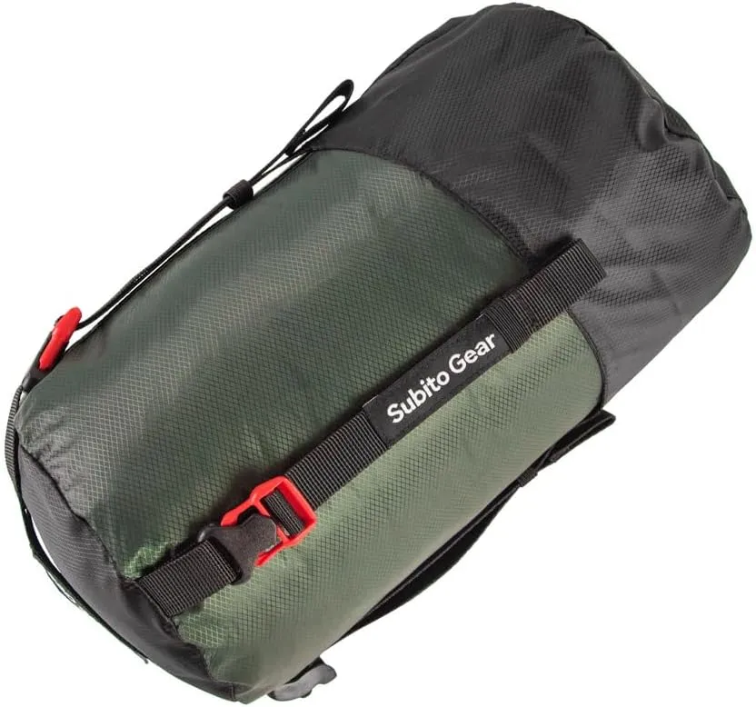 doorslay 5pcs Lightweight Compression Stuff Sack Waterproof Polyester Compression Bag for Camping Hiking Backpacking