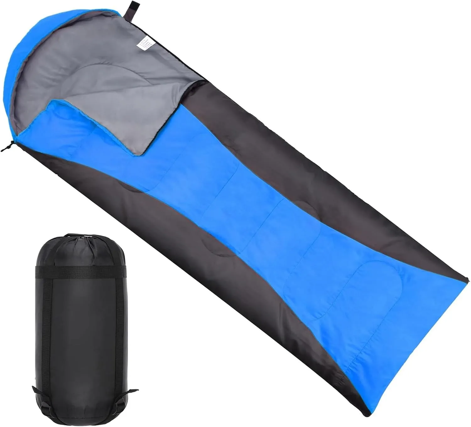 Double Sleeping Bag for Adults with 2 Pillows, 2 Person Sleeping Bag for Waterproof Large Sleeping Bags for Family Camping Backpacking Hiking Outdoor
