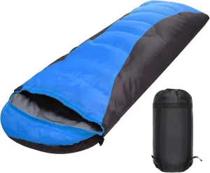 Double Sleeping Bag for Adults with 2 Pillows, 2 Person Sleeping Bag for Waterproof Large Sleeping Bags for Family Camping Backpacking Hiking Outdoor