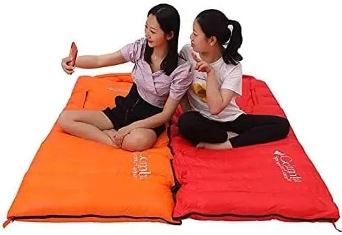 Down Sleeping Bag, Hydrophobic Goose Down Ultralight Sleeping Bag for Backpacking, Men & Women