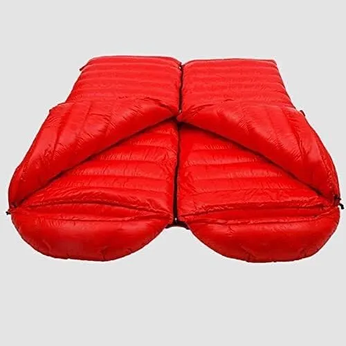 Down Sleeping Bag, Hydrophobic Goose Down Ultralight Sleeping Bag for Backpacking, Men & Women