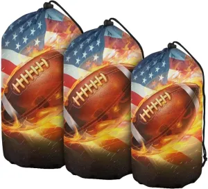 Drawstring Bags Stuff Sack Set 3 Camping Gear Sleeping Bag Stuff Sack for Travel Campsites Trekking