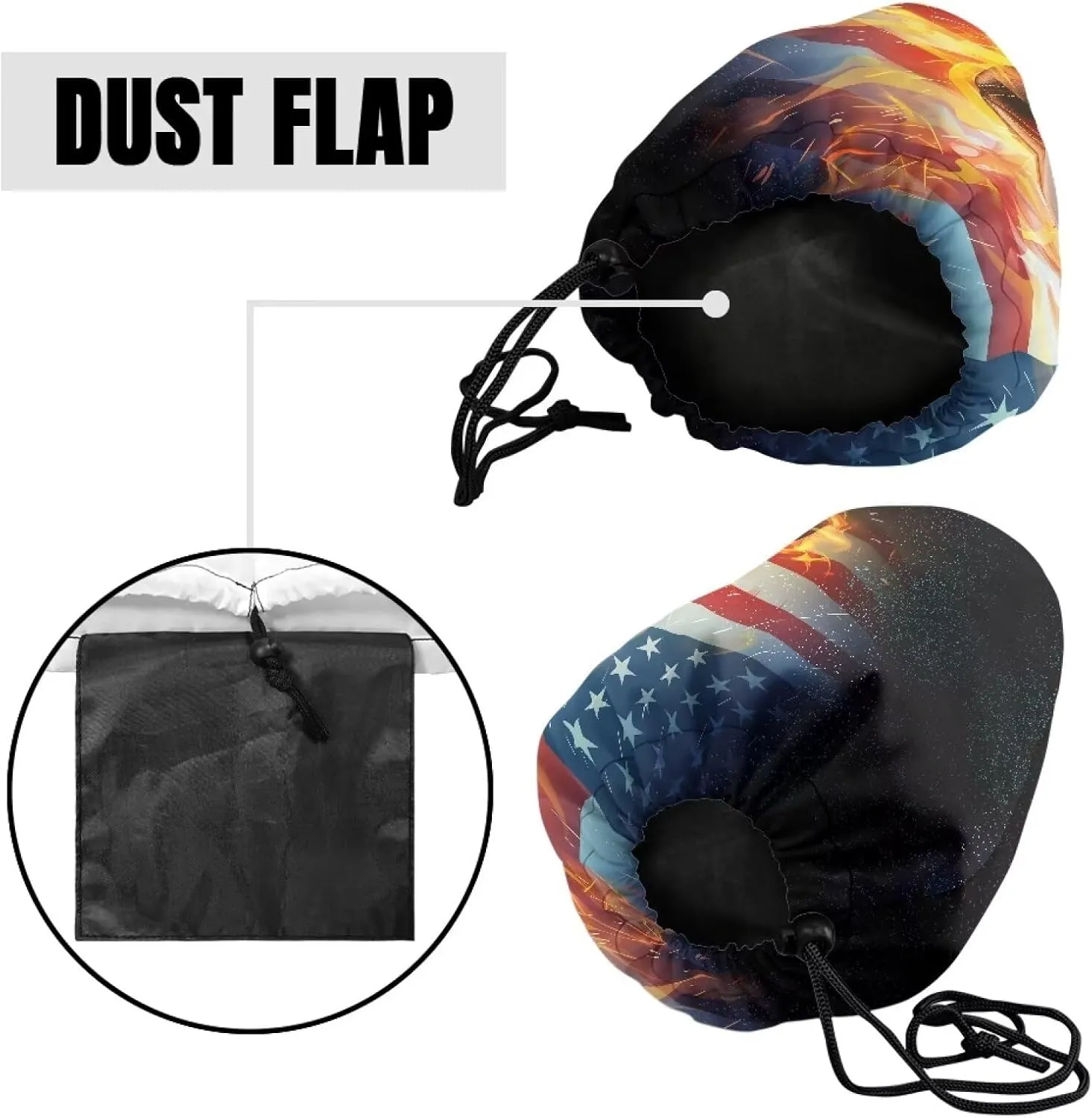 Drawstring Bags Stuff Sack Set 3 Camping Gear Sleeping Bag Stuff Sack for Travel Campsites Trekking