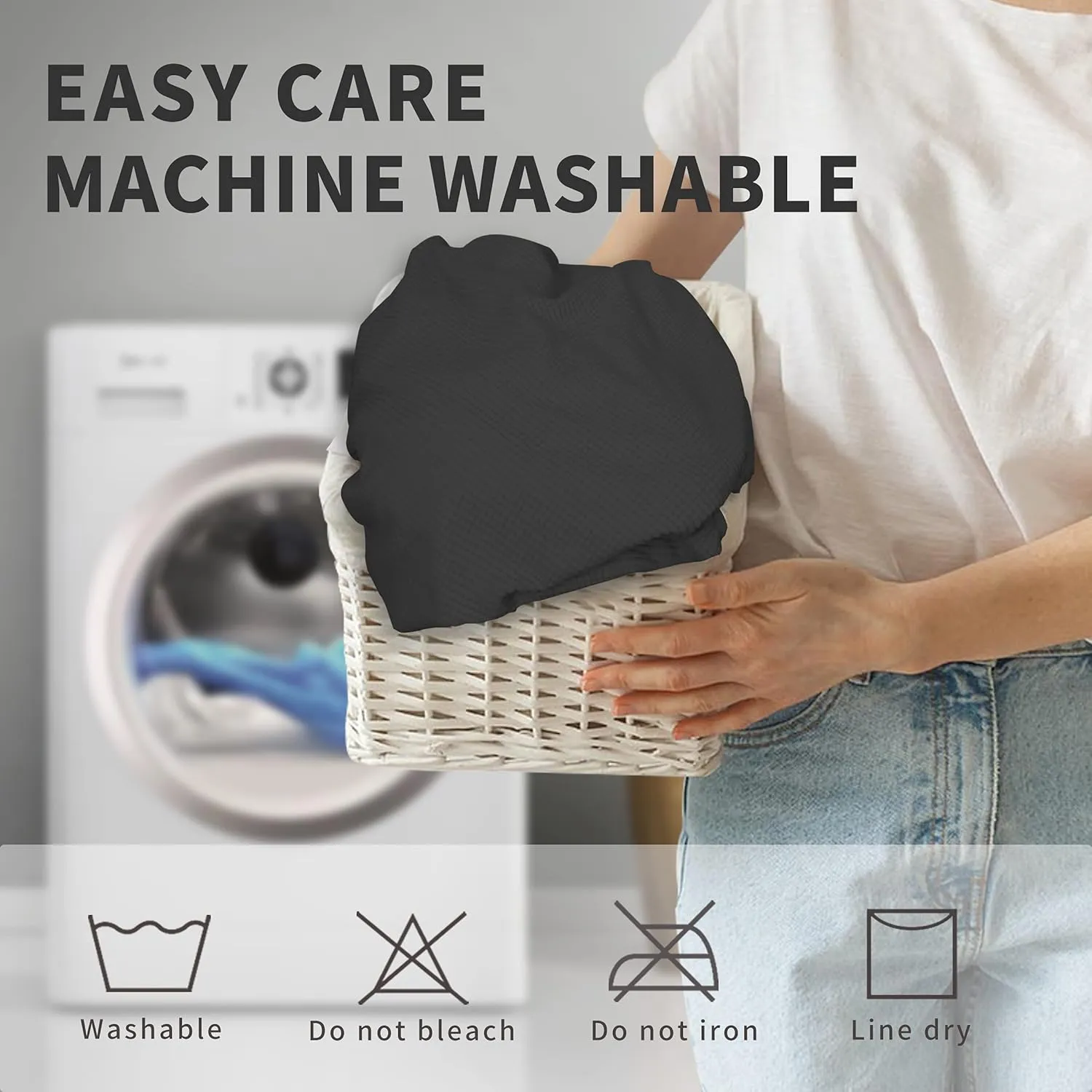 Easy-Going 100% Dual Waterproof Recliner Sofa Cover, 8-Pieces Stretch Relining Couch Cover with Pocket, Jacquard 3 Seat Sofa Slipcover Leakproof Washable (Sofa, Dark Gray)