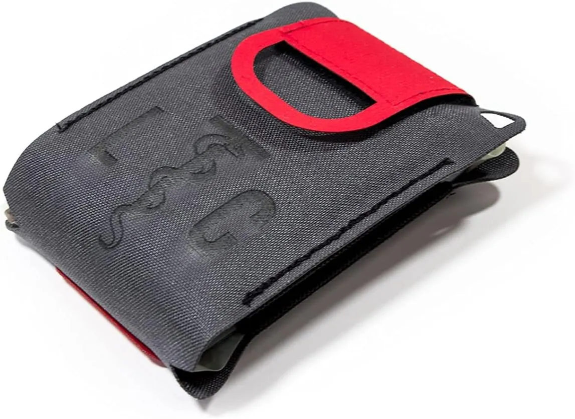 EDC Pocket Trauma Kit (Wolf Grey/Red)