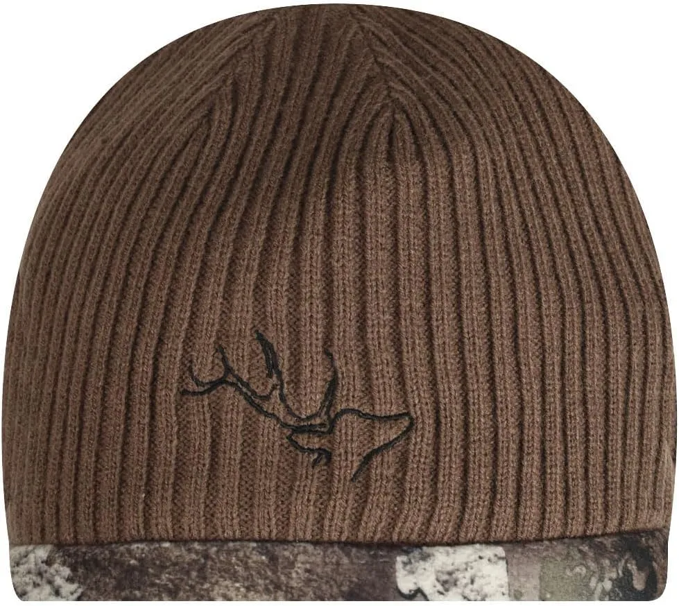 EDTREK Reversible Windproof Fleece Beanie Hat - Warm Winter Hat for Hunting Fishing Camping in Cold Weather