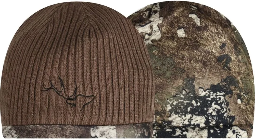 EDTREK Reversible Windproof Fleece Beanie Hat - Warm Winter Hat for Hunting Fishing Camping in Cold Weather