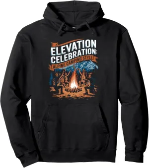 Elevation Celebration Alpine Camping Style Alpine Camping Pullover Hoodie