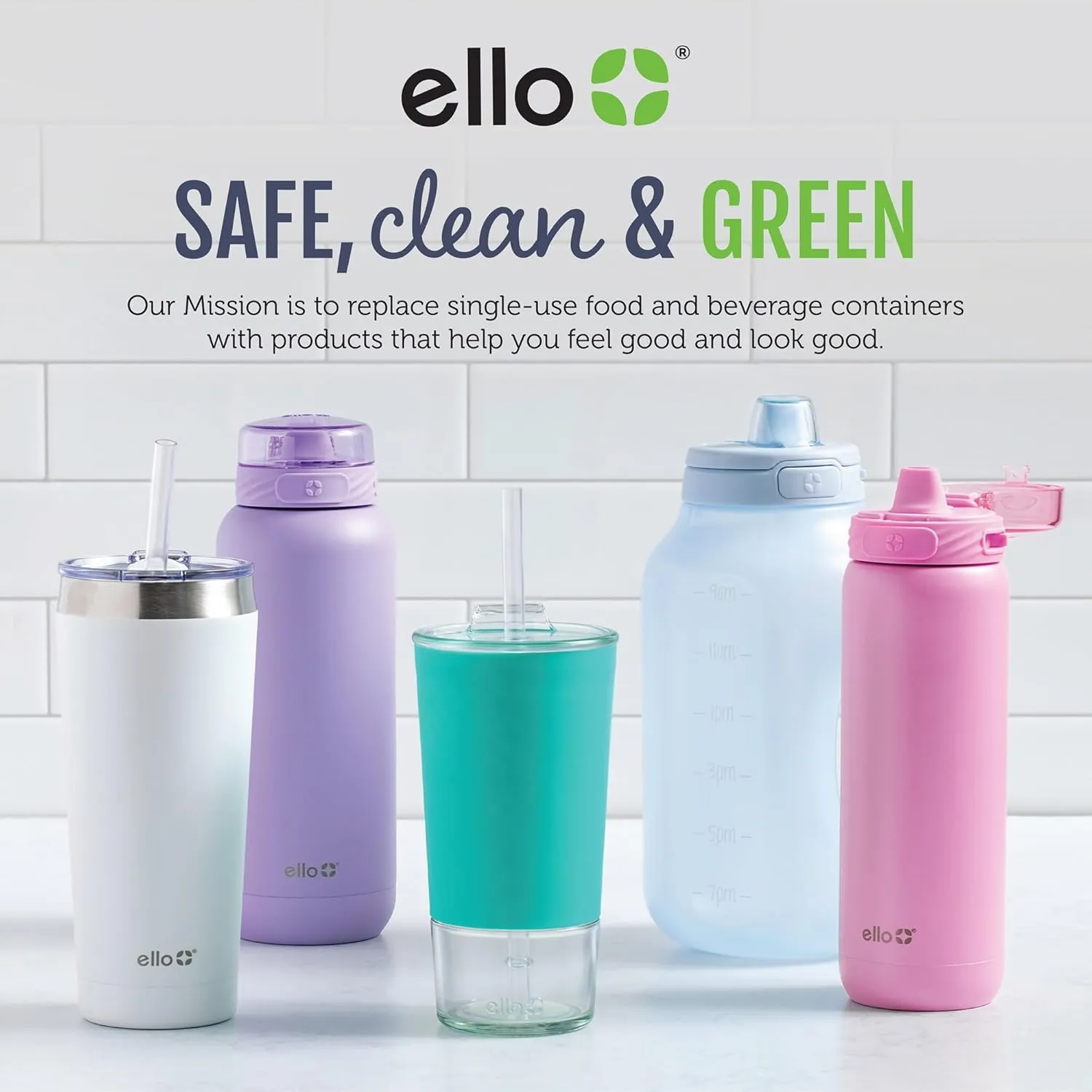 Ello Cooper Twist 18oz Kids Stainless Steel Water Bottle with Chug Lid | Leak Proof Double Walled and Vacuum Insulated | Fits Car Cupholder | Built in Carry Loop | Dishwasher Safe | Gray