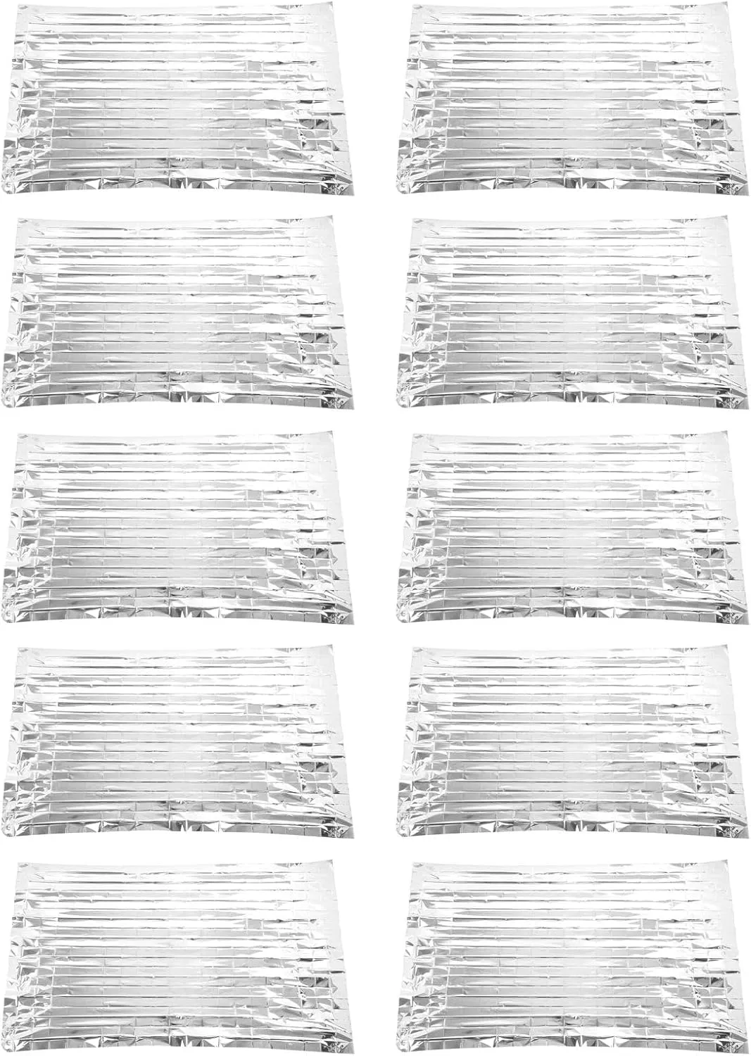 Emergency Blanket 130x210cm Portable Multifunctional Emergency Water Proof Thermal Blanket (Silver)