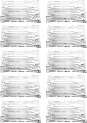 Emergency Blanket 130x210cm Portable Multifunctional Emergency Water Proof Thermal Blanket (Silver)