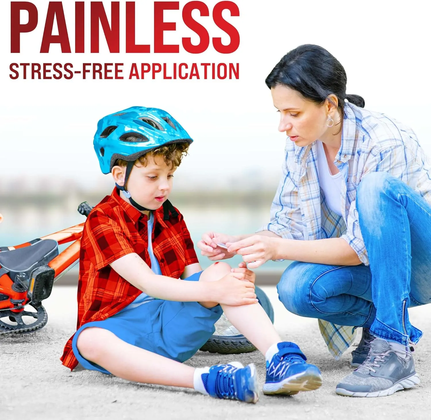 Emergency Wound Closure Strips - 24pk - 3 Types Easy to Use Butterfly Bandages - Stitchless & Painless Laceration Closure Kit