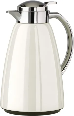 Emsa Campo Stainless Steel Thermal Carafe with Glass Liner, 34 oz, color may vary