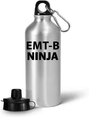 EMT-B Ninja Gifts for Combat Medic Field Medics Water Bottle Tumbler Portable Drinkware - Funny Cute Gag Military Personnel Army Emergency First Aid Trauma Care Appreciation