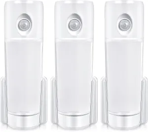 Enhon 4 in 1 LED Rechargeable Plug in Flashlights, 3 Pack LED Emergency Lights for Home, Power Failure Night Light with Motion Sensor, Portable Power Outage Light for Home Bedroom(3 Pack)