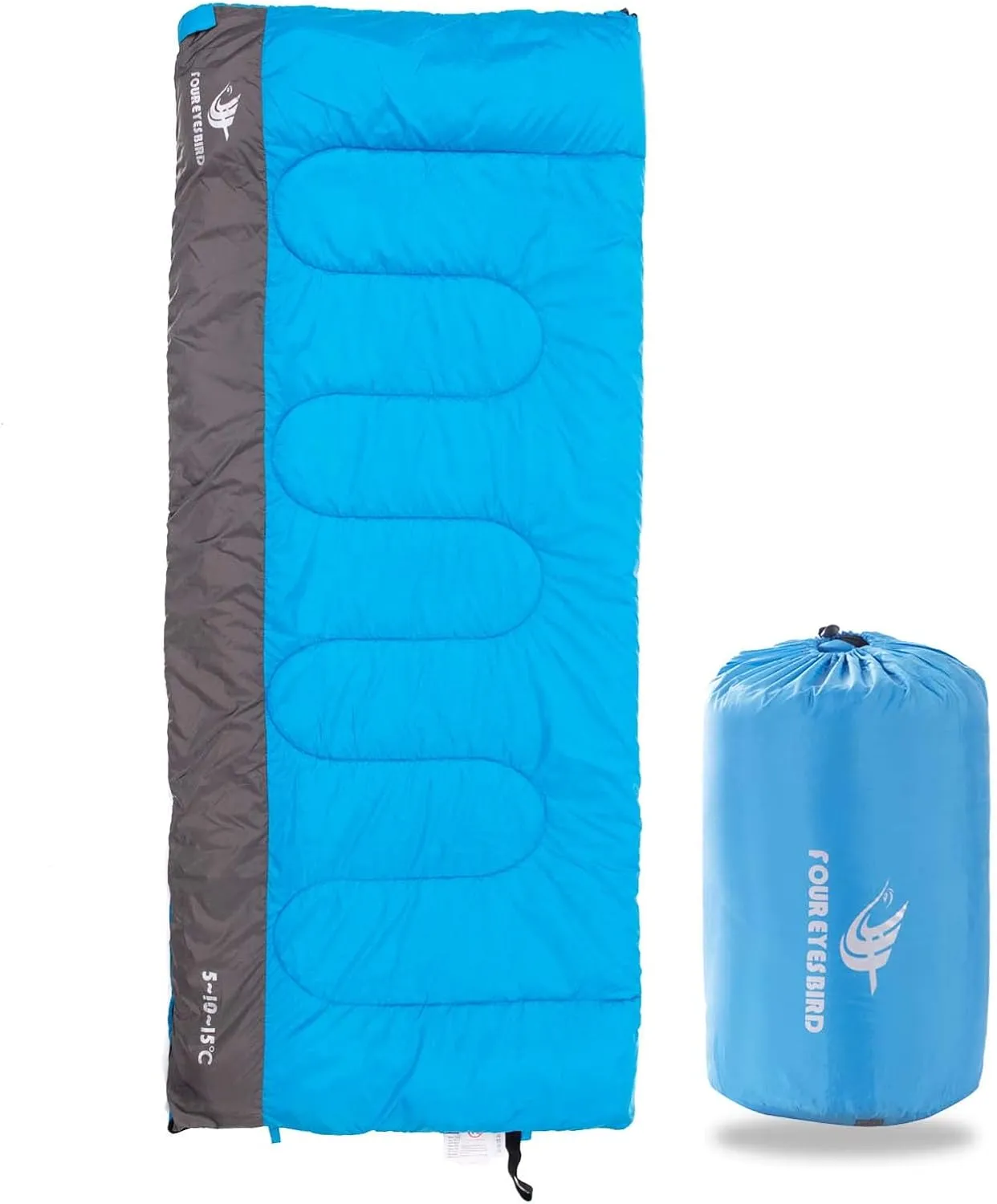 Envelope Sleeping Bag, Three Seasons Constant Temperature Sleeping Bag, Suitable for All Ages, Indoor Hotel Accommodation or Outdoor Travel…