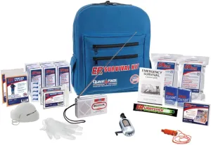 ER Emergency Ready 2 Person Deluxe Backpack Survival Kit, SKBP2SS