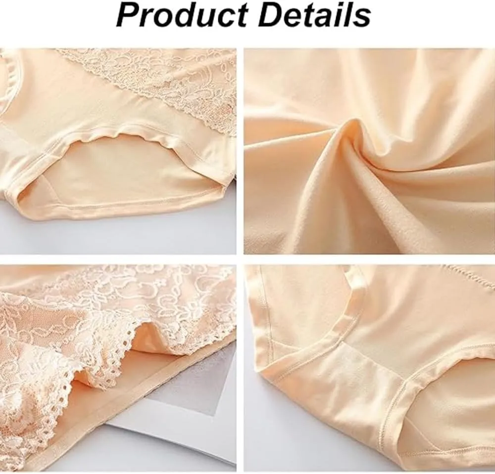 Evella Leak Proof Panties Leakproof High-Waist Tummy-Control Butt-Lifting Panties Washable Leakproof Underwear for Women
