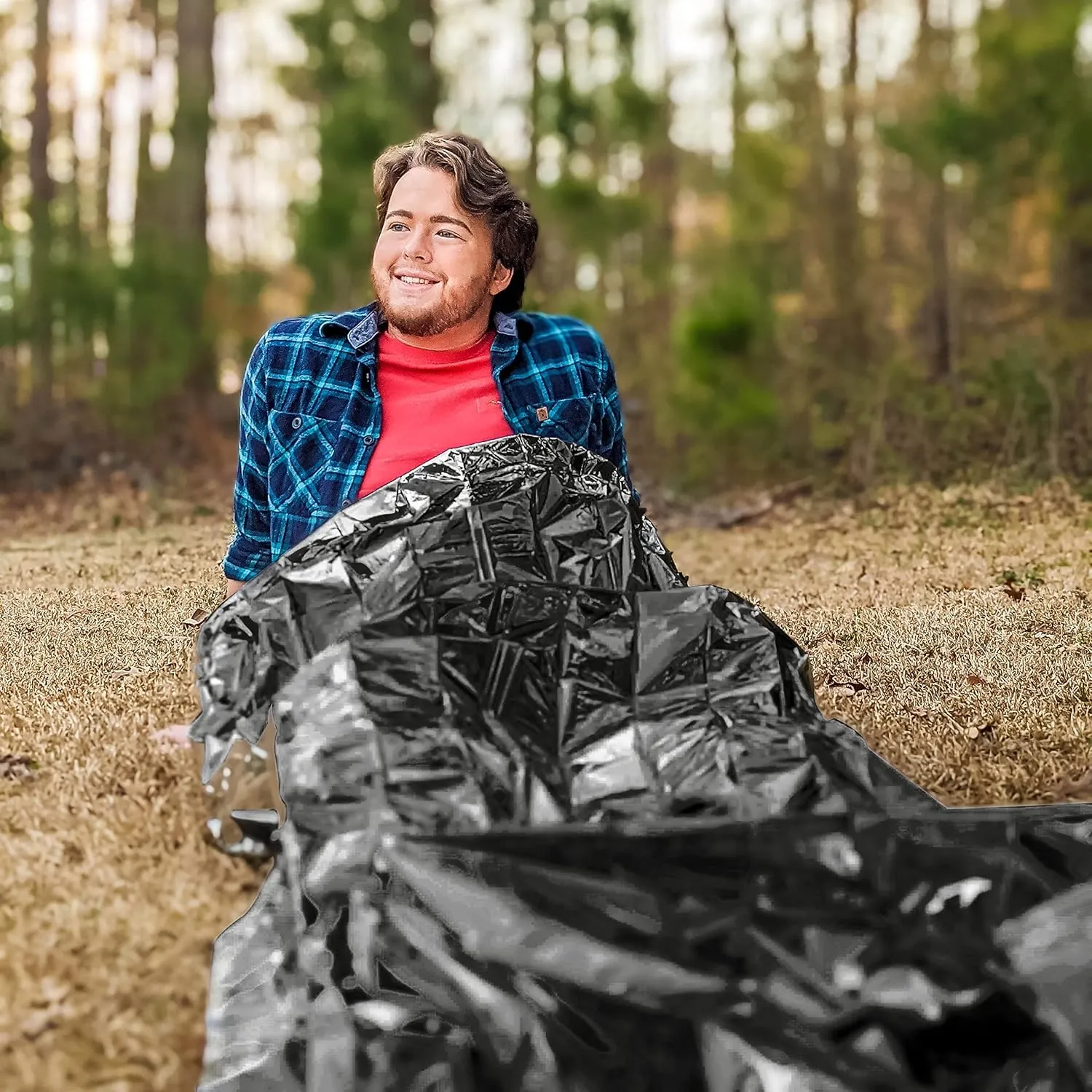 Ever Ready First Aid Mylar Rescue Blanket, Large Olive Thermal Sheet for Emergency and Survival, 54” x 84” – 10 Count
